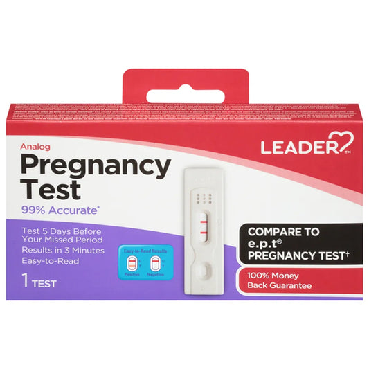 QC Leader Analog Pregnancy Test, 1 Count