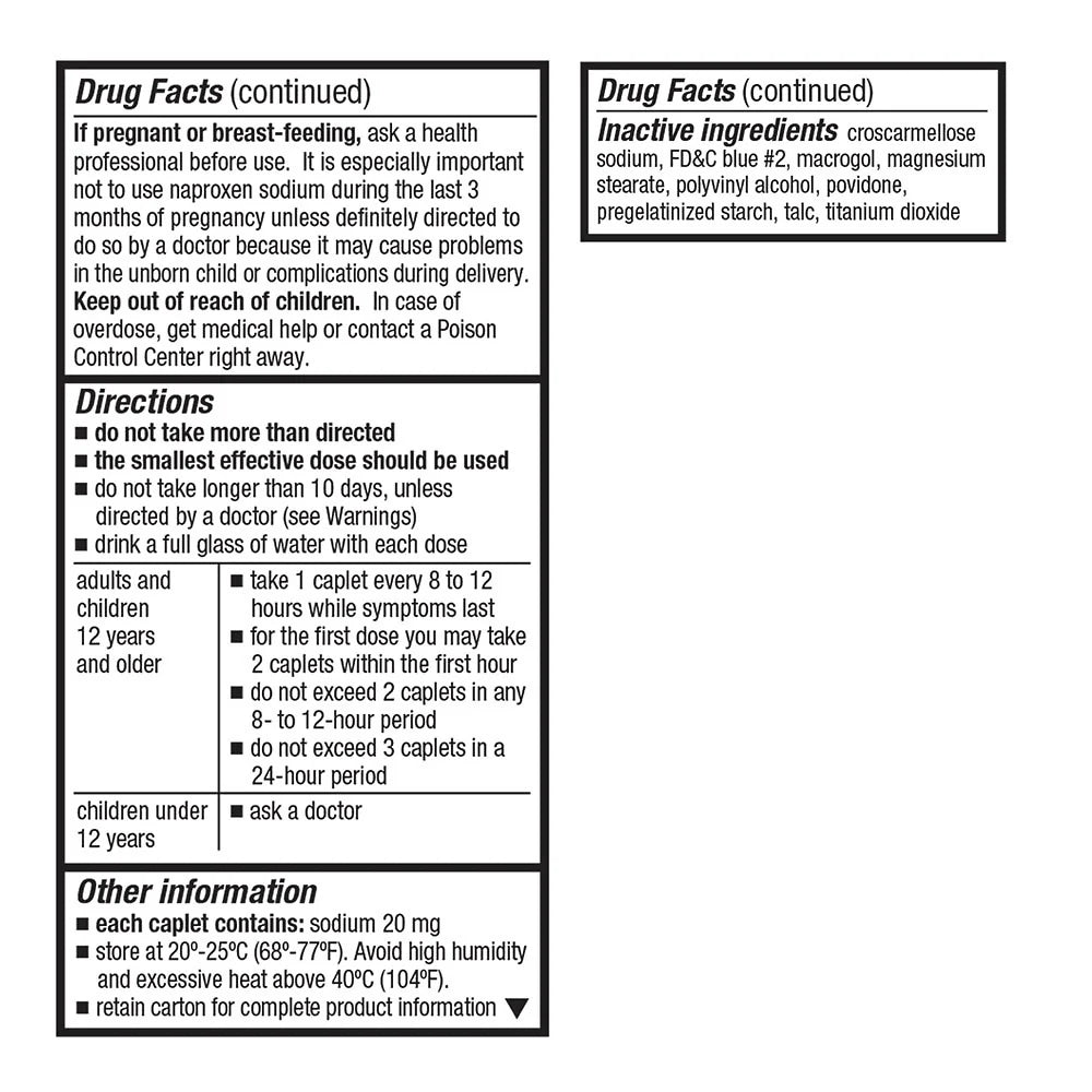 Drug label with text on a white background