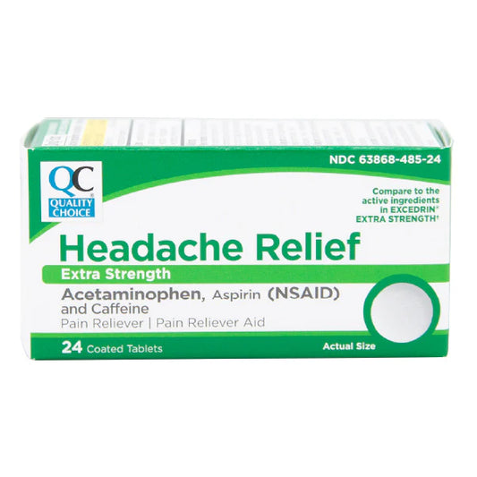 Headache Extra-Strength Relief Tablets, 24 ct